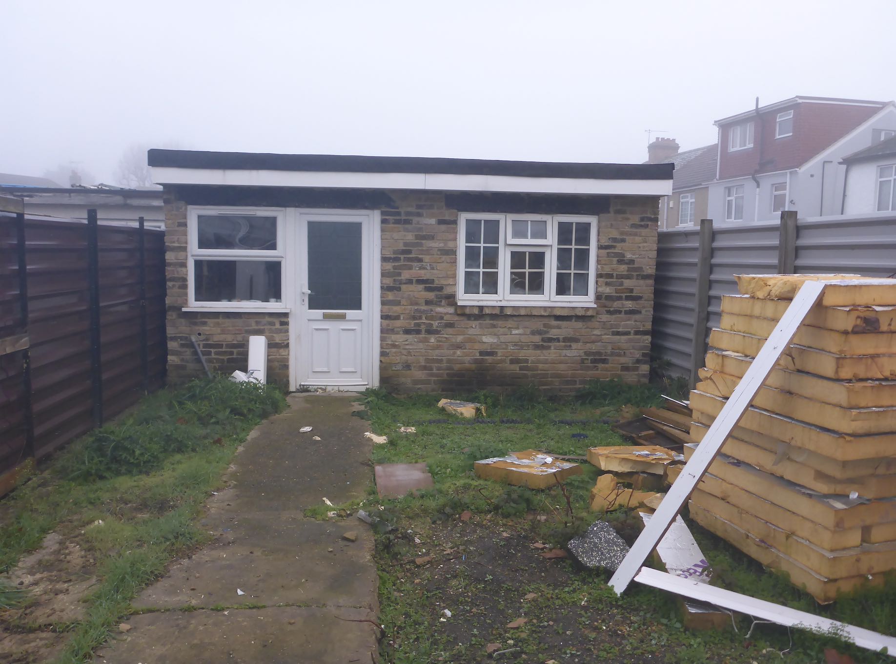 Illegal outbuilding demolished by Ealing Council 2019