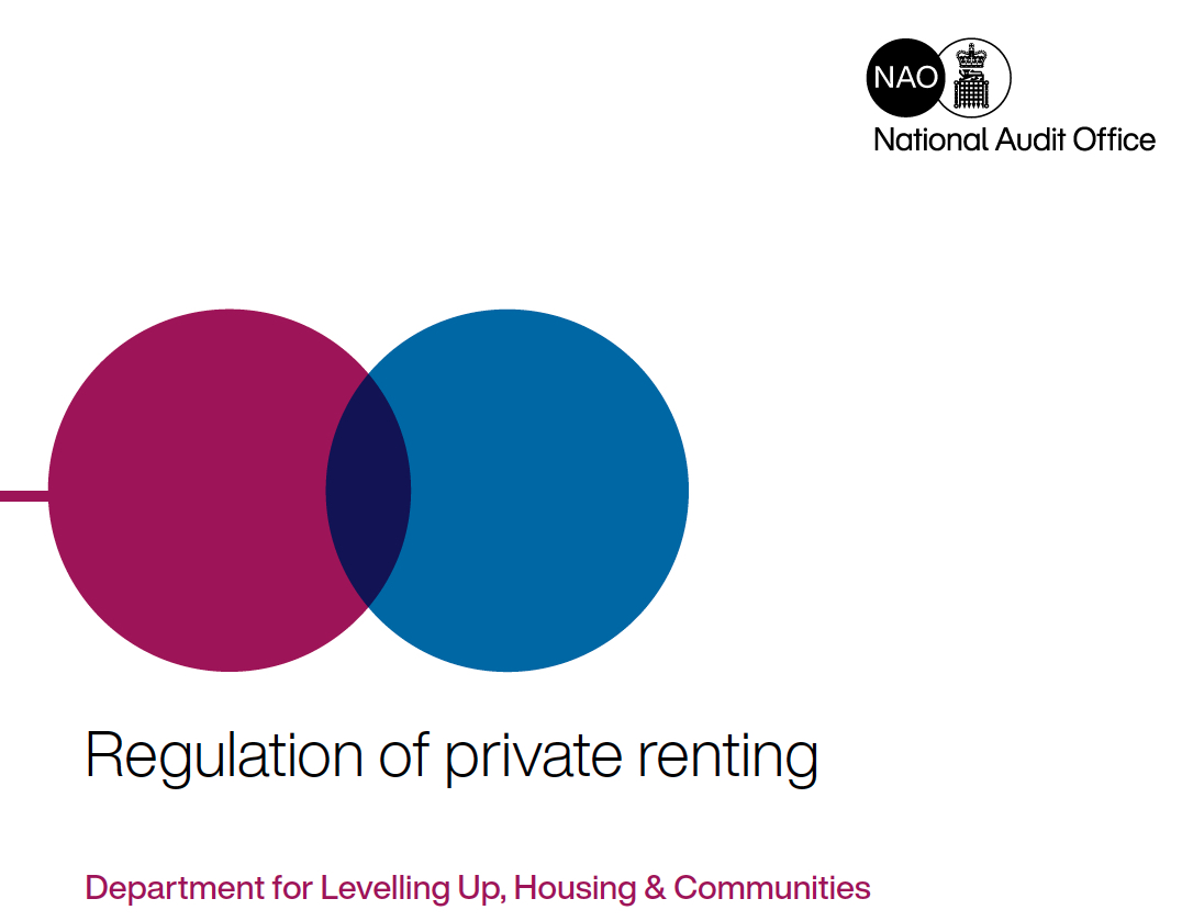 NAO Report Regulation of private renting 2021